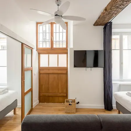 Suite Du Lion/Ac Historic Flat, Marais, 4-5 Guests-3